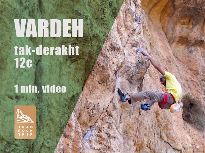 Summary of the TAK DERAKHT route ascent - Vardeh zone