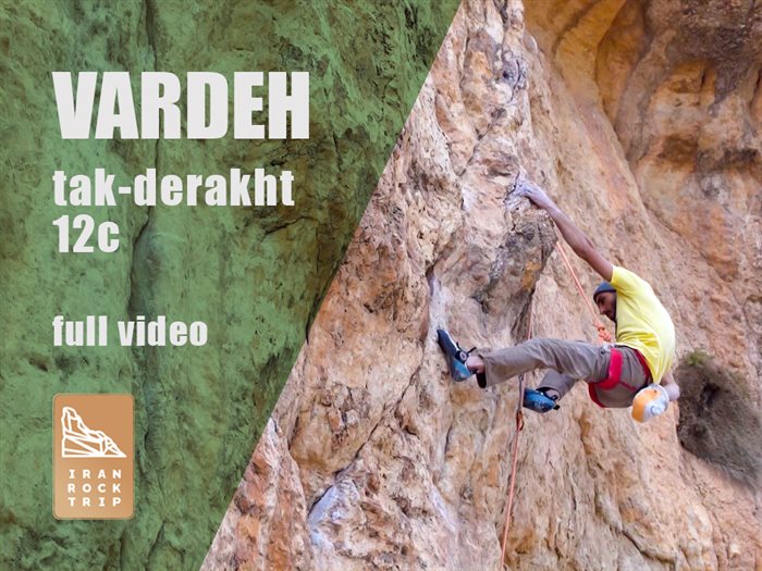 TAK DERAKHT route ascent - Vardeh zone