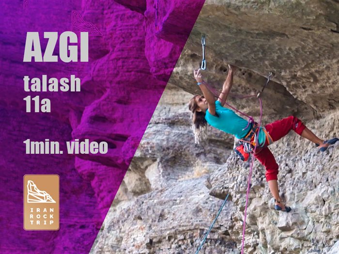 Summary of the ascent TALASH route - Azgi zone