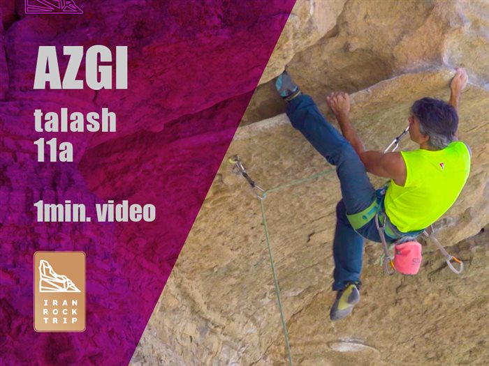 Summary of the ascent TALASH route - Azgi zone