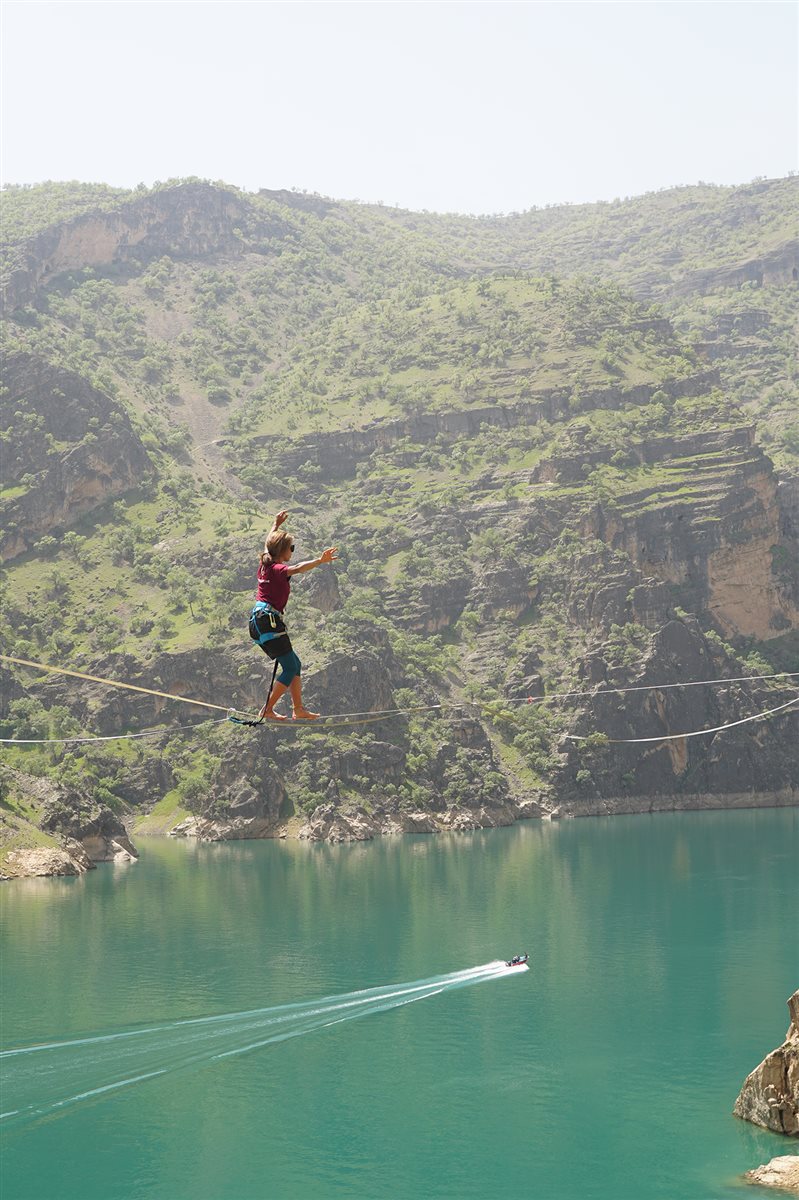 highline in iran west karun river